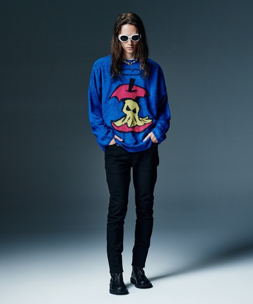 glamb(グラム)の「Eaten Apple Knit / イートゥンアップルニット(ニット/セーター・メンズ・ブラウン/ブラック/ブルー・M/L)」の10枚目の写真