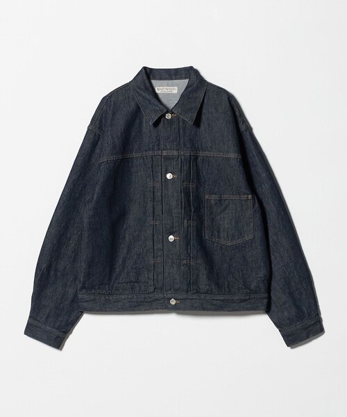 BEAUTY&YOUTH UNITED ARROWS(ビューティーアンドユースユナイテッドアローズ)の「ハイツイスト デニム ジャケット(デニムジャケット・メンズ・ネイビー・S/L/M)」の1枚目の写真