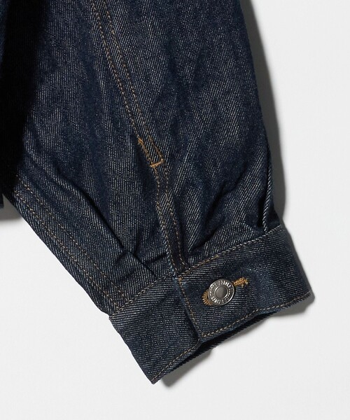 BEAUTY&YOUTH UNITED ARROWS(ビューティーアンドユースユナイテッドアローズ)の「ハイツイスト デニム ジャケット(デニムジャケット・メンズ・ネイビー・S/L/M)」の3枚目の写真