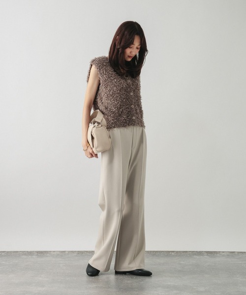 GLOBAL WORK（グローバルワーク）の「ダンボールフレアパンツ/1049213（その他パンツ・レディース・ブラウン系その他3/チャコールグレー/グレイッシュベージュ/ブラック・SMALL/MEDIUM/LARGE）」の18枚目の写真