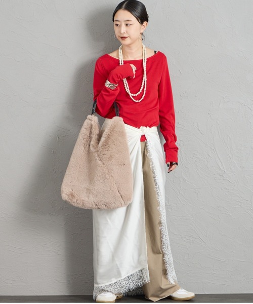 CACHELLIE（カシェリエ）の「[CACHELLIE/カシェリエ]  TRIANGLE ファートートバッグ（トートバッグ・レディース・ベージュ/グレー/ブラウン・ONE SIZE）」の19枚目の写真