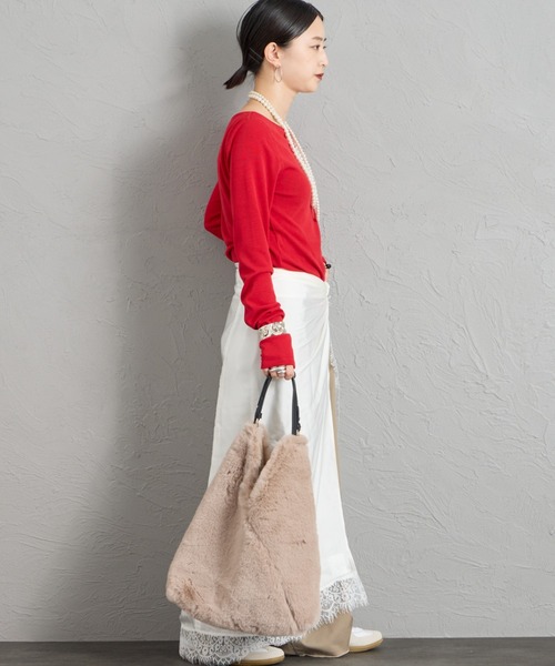 CACHELLIE（カシェリエ）の「[CACHELLIE/カシェリエ]  TRIANGLE ファートートバッグ（トートバッグ・レディース・ベージュ/グレー/ブラウン・ONE SIZE）」の17枚目の写真