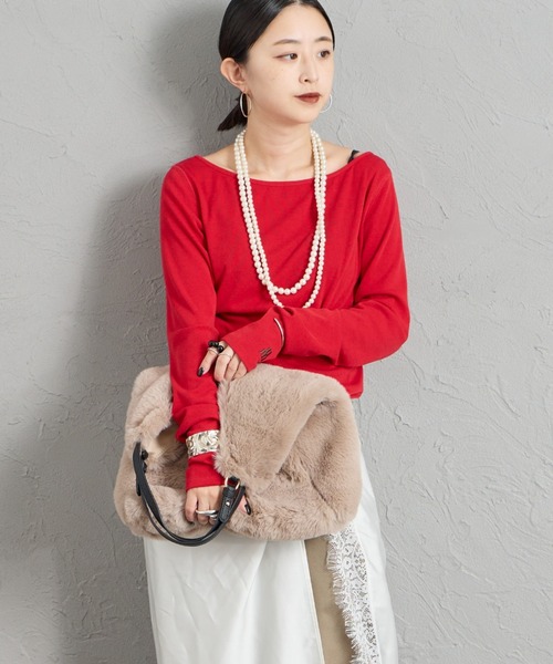 CACHELLIE（カシェリエ）の「[CACHELLIE/カシェリエ]  TRIANGLE ファートートバッグ（トートバッグ・レディース・ベージュ/グレー/ブラウン・ONE SIZE）」の20枚目の写真