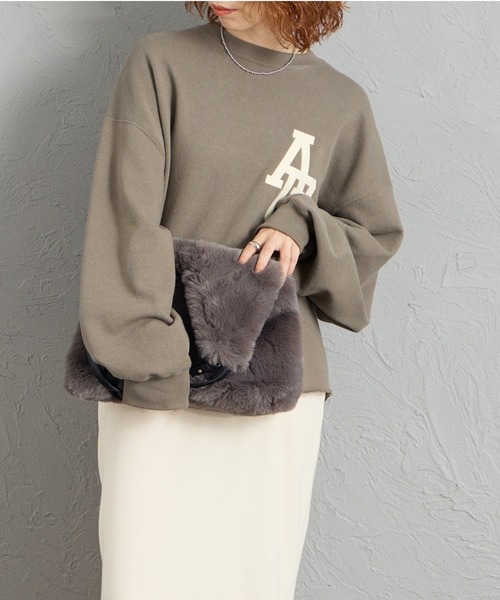 CACHELLIE（カシェリエ）の「[CACHELLIE/カシェリエ]  TRIANGLE ファートートバッグ（トートバッグ・レディース・ベージュ/グレー/ブラウン・ONE SIZE）」の10枚目の写真