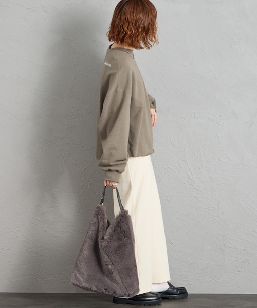 CACHELLIE（カシェリエ）の「[CACHELLIE/カシェリエ]  TRIANGLE ファートートバッグ（トートバッグ・レディース・ベージュ/グレー/ブラウン・ONE SIZE）」の12枚目の写真