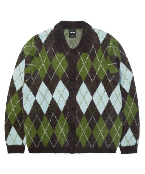 HUF(ハフ)の「COOPER SHAGGY SWEATER(ニット/セーター・メンズ・ダークブラウン/ブラック・XL/L/M/S/XXL)」の2枚目の写真