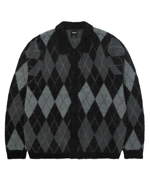 HUF(ハフ)の「COOPER SHAGGY SWEATER(ニット/セーター・メンズ・ダークブラウン/ブラック・XL/L/M/S/XXL)」の1枚目の写真