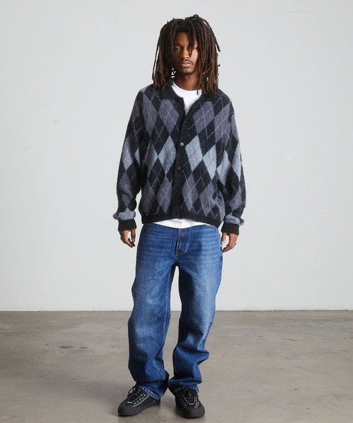 HUF(ハフ)の「COOPER SHAGGY SWEATER(ニット/セーター・メンズ・ダークブラウン/ブラック・XL/L/M/S/XXL)」の11枚目の写真