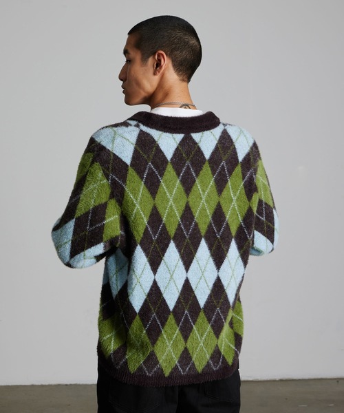 HUF(ハフ)の「COOPER SHAGGY SWEATER(ニット/セーター・メンズ・ダークブラウン/ブラック・XL/L/M/S/XXL)」の16枚目の写真