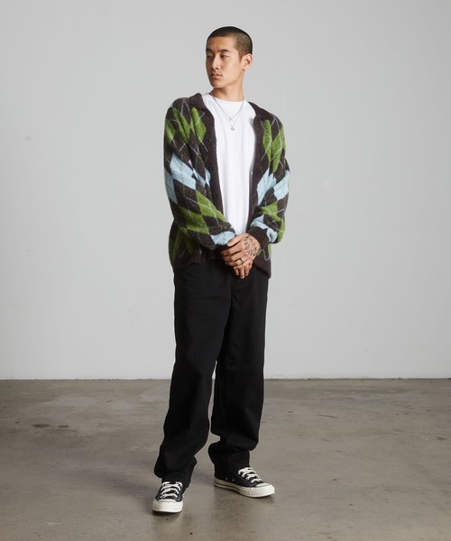 HUF(ハフ)の「COOPER SHAGGY SWEATER(ニット/セーター・メンズ・ダークブラウン/ブラック・XL/L/M/S/XXL)」の19枚目の写真