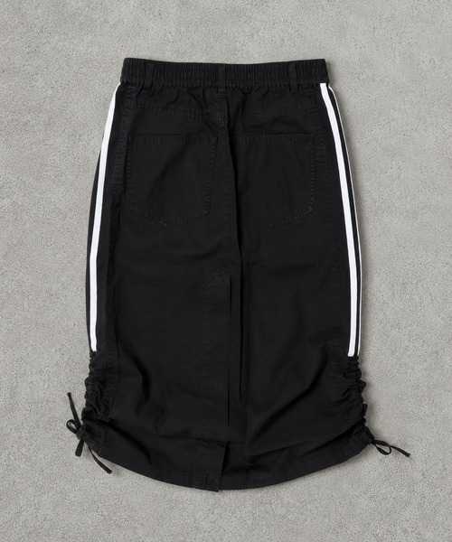 adidas(アディダス)の「【adidas/アディダス】パラシュートロングスカート(スカート・レディース・オリーブ/ブラック・M)」の16枚目の写真