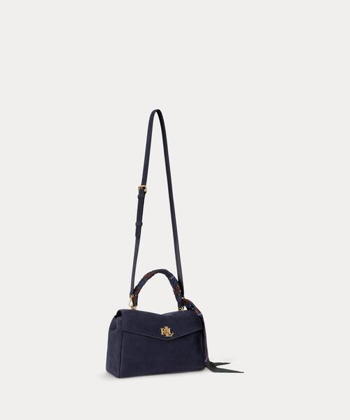LAUREN RALPH LAUREN(ローレン ラルフ ローレン)の「スカーフトリム スモール Farrah ソフト サッチェル(ハンドバッグ・レディース・マルチ・ONE)」の2枚目の写真