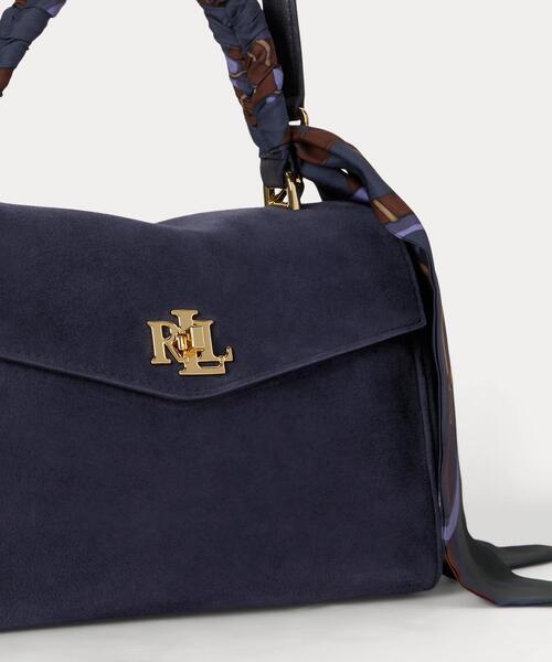LAUREN RALPH LAUREN(ローレン ラルフ ローレン)の「スカーフトリム スモール Farrah ソフト サッチェル(ハンドバッグ・レディース・マルチ・ONE)」の5枚目の写真