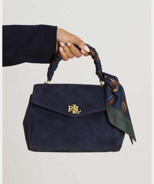 LAUREN RALPH LAUREN(ローレン ラルフ ローレン)の「スカーフトリム スモール Farrah ソフト サッチェル(ハンドバッグ・レディース・マルチ・ONE)」の6枚目の写真