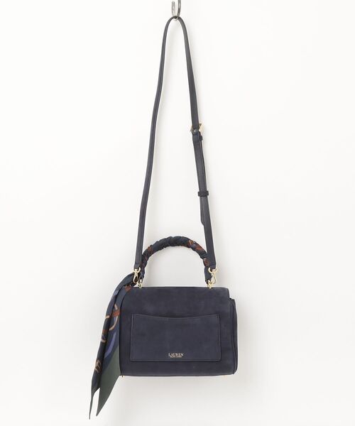 LAUREN RALPH LAUREN(ローレン ラルフ ローレン)の「スカーフトリム スモール Farrah ソフト サッチェル(ハンドバッグ・レディース・マルチ・ONE)」の9枚目の写真