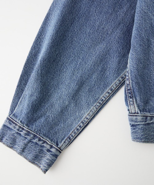 Levi's（リーバイス）の「[LEVI’S/リーバイス] 90S TRUCKER デニムジャケット（デニムジャケット・レディース・ライトインディゴブルー・S）」の7枚目の写真