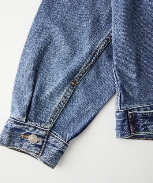 Levi's（リーバイス）の「[LEVI’S/リーバイス] 90S TRUCKER デニムジャケット（デニムジャケット・レディース・ライトインディゴブルー・S）」の8枚目の写真