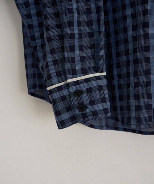 anuke（アンヌーク）の「Sheercheck Over Shirts（シャツ/ブラウス・レディース・ブラウン/ブルー・FREE）」の11枚目の写真