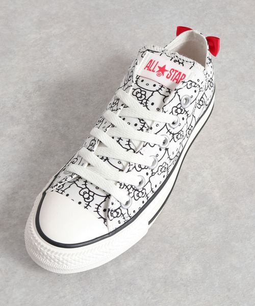 CONVERSE(コンバース)の「【CONVERSE × HELLO KITTY】ALLSTAR OX(スニーカー・レディース・ホワイト・5.5/4.5)」の4枚目の写真