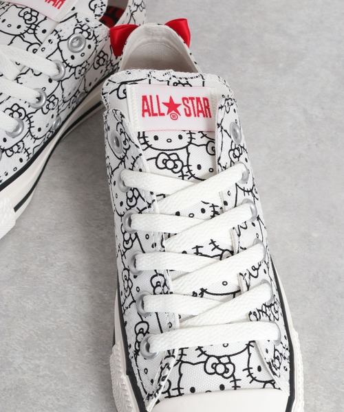 CONVERSE(コンバース)の「【CONVERSE × HELLO KITTY】ALLSTAR OX(スニーカー・レディース・ホワイト・5.5/4.5)」の5枚目の写真