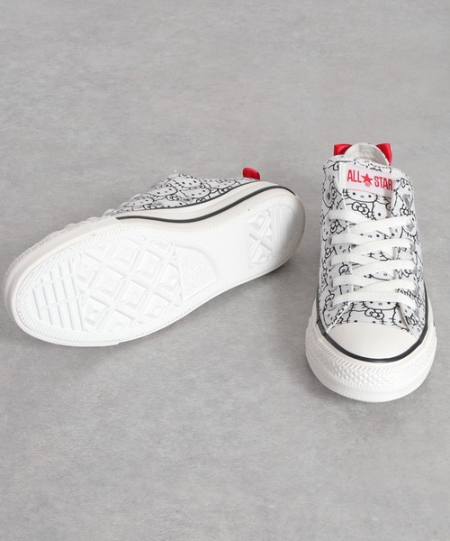 CONVERSE(コンバース)の「【CONVERSE × HELLO KITTY】ALLSTAR OX(スニーカー・レディース・ホワイト・5.5/4.5)」の2枚目の写真