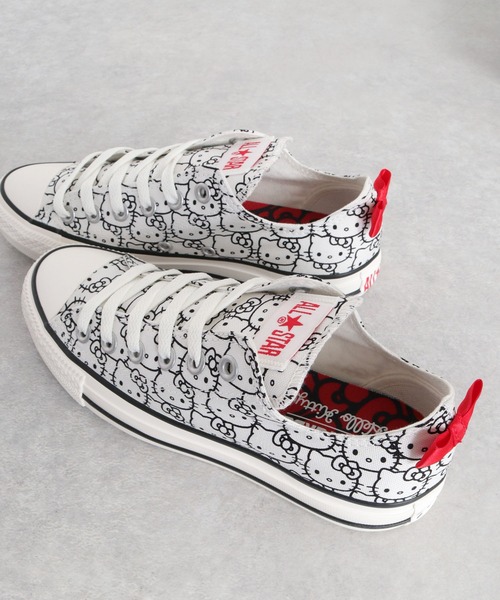 CONVERSE(コンバース)の「【CONVERSE × HELLO KITTY】ALLSTAR OX(スニーカー・レディース・ホワイト・5.5/4.5)」の3枚目の写真