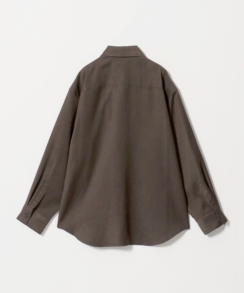 BEAUTY&YOUTH UNITED ARROWS(ビューティーアンドユースユナイテッドアローズ)の「ポリエステル スエードライク シャツ(シャツ/ブラウス・レディース・モカ/ダークブラウン・FREE)」の13枚目の写真