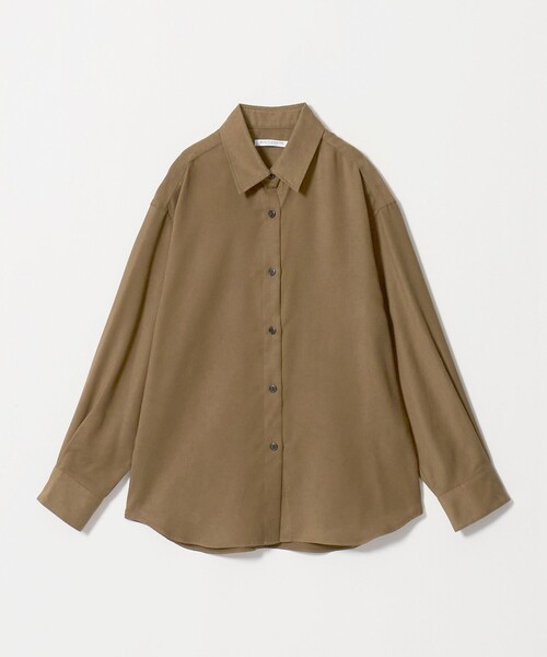 BEAUTY&YOUTH UNITED ARROWS(ビューティーアンドユースユナイテッドアローズ)の「ポリエステル スエードライク シャツ(シャツ/ブラウス・レディース・モカ/ダークブラウン・FREE)」の19枚目の写真