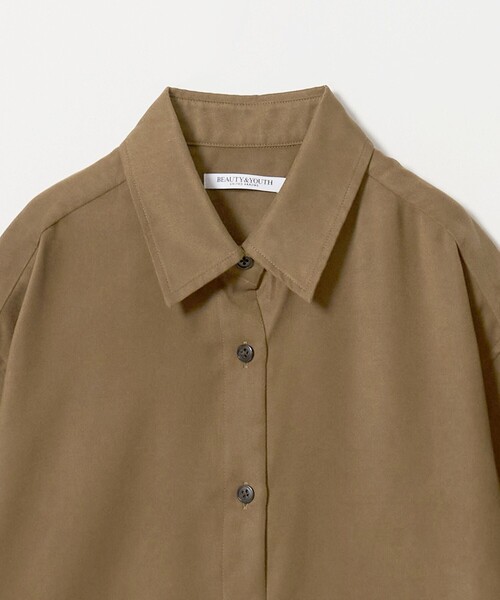 BEAUTY&YOUTH UNITED ARROWS(ビューティーアンドユースユナイテッドアローズ)の「ポリエステル スエードライク シャツ(シャツ/ブラウス・レディース・モカ/ダークブラウン・FREE)」の20枚目の写真