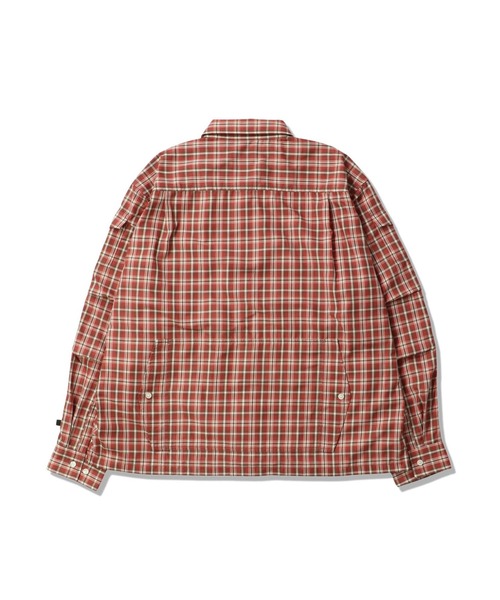 DAIWA PIER39(ダイワピア39)の「DAIWA PIER39 TECH ZIP ANGLER SHIRT L/S PLAIDS ダイワピア39 テックジップアングラーシャツL/Sプレイズ(シャツ/ブラウス・メンズ・レッド/パープル/ブラウン・LARGE/MEDIUM/SMALL)」の17枚目の写真