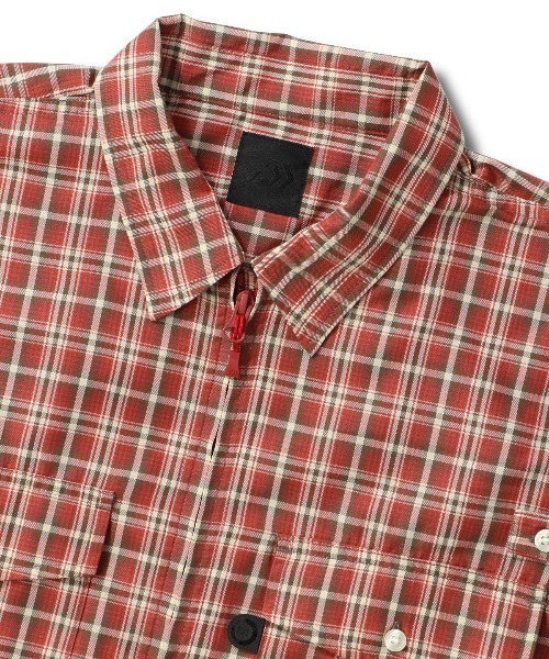 DAIWA PIER39(ダイワピア39)の「DAIWA PIER39 TECH ZIP ANGLER SHIRT L/S PLAIDS ダイワピア39 テックジップアングラーシャツL/Sプレイズ(シャツ/ブラウス・メンズ・レッド/パープル/ブラウン・LARGE/MEDIUM/SMALL)」の18枚目の写真