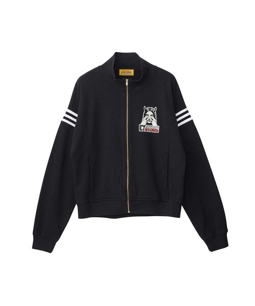 HYSTERIC GLAMOUR(ヒステリックグラマー)の「SEE NO EVIL ジャンパー(その他アウター・レディース・レッド/グリーン/ブラック・FREE)」の2枚目の写真