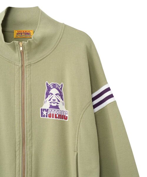 HYSTERIC GLAMOUR(ヒステリックグラマー)の「SEE NO EVIL ジャンパー(その他アウター・レディース・レッド/グリーン/ブラック・FREE)」の7枚目の写真