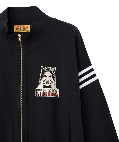 HYSTERIC GLAMOUR(ヒステリックグラマー)の「SEE NO EVIL ジャンパー(その他アウター・レディース・レッド/グリーン/ブラック・FREE)」の9枚目の写真