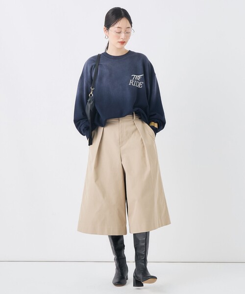 NOLLEY’S(ノーリーズ)の「【GULF COAST SPORTSWEAR/ガルフ コースト スポーツウェア】別注フォトプリントスウェット(スウェット・レディース・ネイビー/チャコールグレー/ベージュ・FREE)」の7枚目の写真
