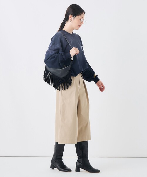 NOLLEY’S(ノーリーズ)の「【GULF COAST SPORTSWEAR/ガルフ コースト スポーツウェア】別注フォトプリントスウェット(スウェット・レディース・ネイビー/チャコールグレー/ベージュ・FREE)」の9枚目の写真