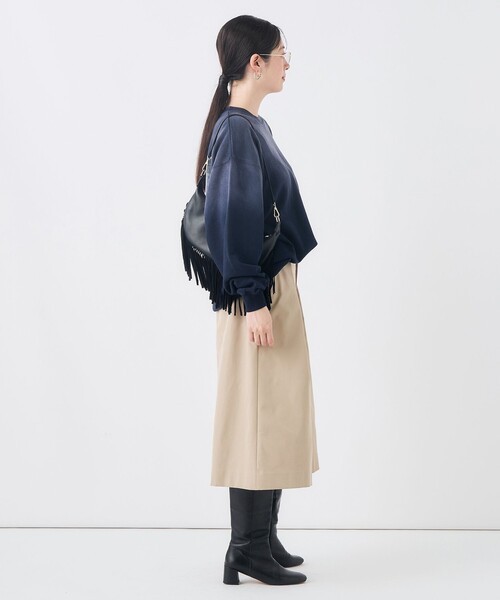 NOLLEY’S(ノーリーズ)の「【GULF COAST SPORTSWEAR/ガルフ コースト スポーツウェア】別注フォトプリントスウェット(スウェット・レディース・ネイビー/チャコールグレー/ベージュ・FREE)」の11枚目の写真