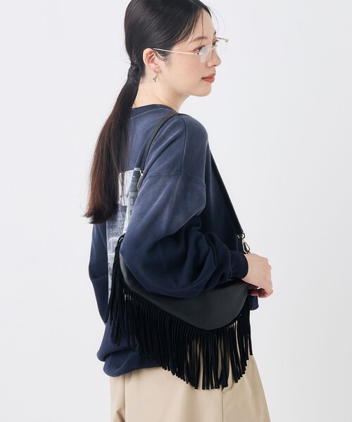 NOLLEY’S(ノーリーズ)の「【GULF COAST SPORTSWEAR/ガルフ コースト スポーツウェア】別注フォトプリントスウェット(スウェット・レディース・ネイビー/チャコールグレー/ベージュ・FREE)」の17枚目の写真