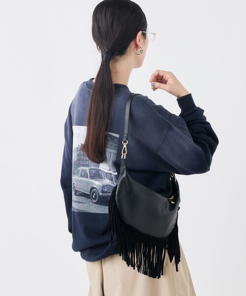NOLLEY’S(ノーリーズ)の「【GULF COAST SPORTSWEAR/ガルフ コースト スポーツウェア】別注フォトプリントスウェット(スウェット・レディース・ネイビー/チャコールグレー/ベージュ・FREE)」の18枚目の写真