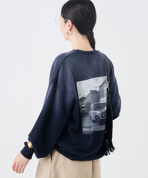 NOLLEY’S(ノーリーズ)の「【GULF COAST SPORTSWEAR/ガルフ コースト スポーツウェア】別注フォトプリントスウェット(スウェット・レディース・ネイビー/チャコールグレー/ベージュ・FREE)」の20枚目の写真