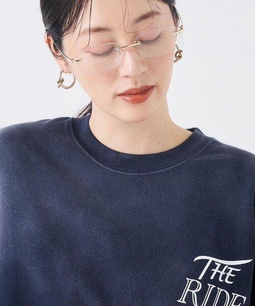 NOLLEY’S(ノーリーズ)の「【GULF COAST SPORTSWEAR/ガルフ コースト スポーツウェア】別注フォトプリントスウェット(スウェット・レディース・ネイビー/チャコールグレー/ベージュ・FREE)」の22枚目の写真