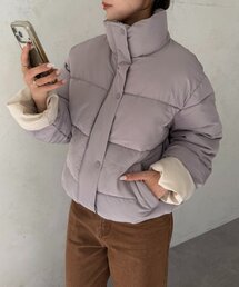 Thevon（ゼボン）の「バイカラー中綿ブルゾン（ダウンジャケット/コート）」