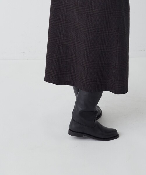 conges payes ADIEU TRISTESSE(コンジェ ペイエ アデュートリステス)の「コットンノースリーブワンピース(ワンピース・レディース・ブラウン系その他/ブラック系その他・38)」の15枚目の写真
