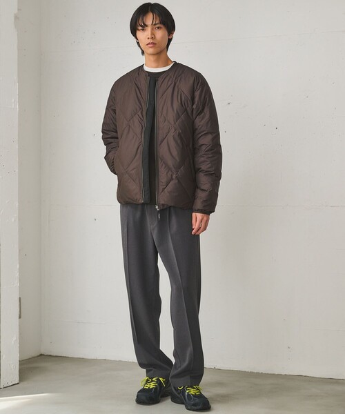 green label relaxing(グリーンレーベルリラクシング)の「TRカルゼ 裏起毛 オルマイ ワイド パンツ W3 -2WAYストレッチ-(その他パンツ・メンズ・ブラック/ダークブラウン/ネイビー/グレー系・M/L/S/XL)」の6枚目の写真
