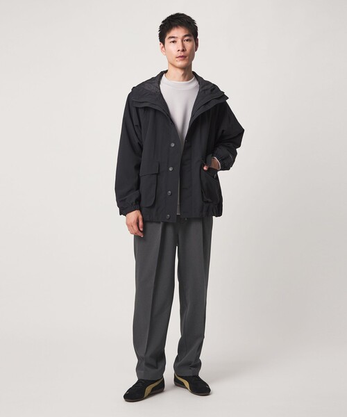 green label relaxing(グリーンレーベルリラクシング)の「TRカルゼ 裏起毛 オルマイ ワイド パンツ W3 -2WAYストレッチ-(その他パンツ・メンズ・ブラック/ダークブラウン/ネイビー/グレー系・M/L/S/XL)」の7枚目の写真