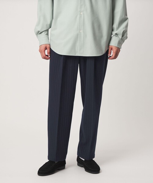 green label relaxing(グリーンレーベルリラクシング)の「TRカルゼ 裏起毛 オルマイ ワイド パンツ W3 -2WAYストレッチ-(その他パンツ・メンズ・ブラック/ダークブラウン/ネイビー/グレー系・M/L/S/XL)」の11枚目の写真