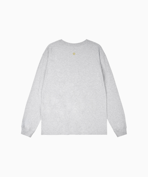 HELLO SUNRISE(ハローサンライズ)の「Geometric Fish 長袖Tシャツ_L.Gray(Tシャツ/カットソー・レディース・ライトグレー・SMALL/MEDIUM/LARGE)」の2枚目の写真