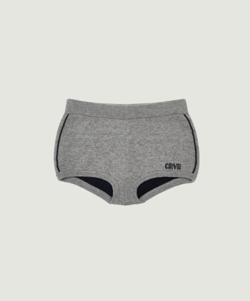 GRVRGROVE(グローブ)の「MAREN KNIT SHORTS(その他パンツ・レディース・グレー/ブラウン/ネイビー・フリー)」の1枚目の写真