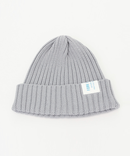 URBAN RESEARCH DOORS MENS（アーバンリサーチ ドアーズ メンズ）の「FORK＆SPOON ニットキャップ（ニットキャップ/ビーニー・メンズ・ネイビー/ライトグレー/オフホワイト/カーキ/ライトブルー/ブラック・ONE）」の4枚目の写真