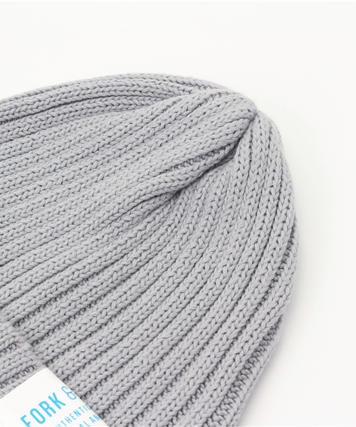 URBAN RESEARCH DOORS MENS（アーバンリサーチ ドアーズ メンズ）の「FORK＆SPOON ニットキャップ（ニットキャップ/ビーニー・メンズ・ネイビー/ライトグレー/オフホワイト/カーキ/ライトブルー/ブラック・ONE）」の9枚目の写真